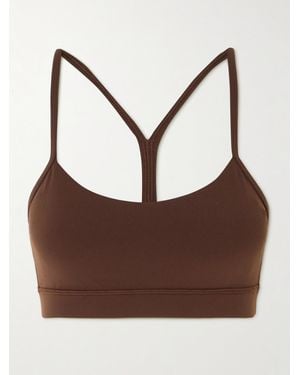 lululemon Yoga Flow Y Sport-Bh Aus Nulu-Material - Braun