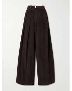 S.S.Daley Eilidh Hose Mit Weitem Bein Aus Baumwollcord - Braun