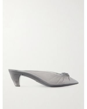 Chloé Ruched Tpu Mules - Grey