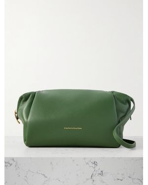 Carven Marie Leather Shoulder Bag - Green