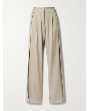 DIOTIMA Stona Panelled Twill Straight-Leg Trousers - Natural
