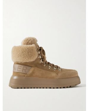 Bogner Antwerp 17 Shearling-Lined Suede Boots - Natural