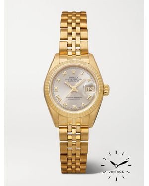 KEEPER VINTAGE Rolex Vintage 1960S Datejust Automatic 26Mm 18-Karat Watch, Ref. No. 69178 - Metallic