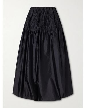 Kallmeyer Linder Crinkled Taffeta Maxi Skirt - Blue