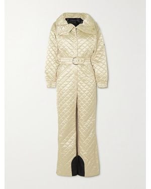 CORDOVA The Courmayeur Belted Quilted Ski Suit - Natural