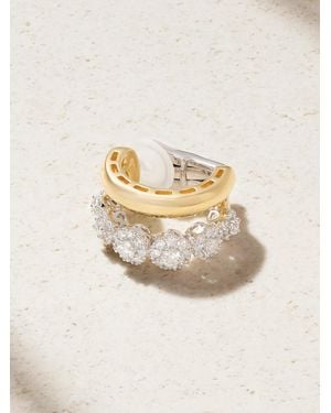 YEPREM Whisper 18-Karat And Diamond Ear Cuff - Natural