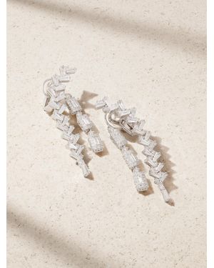 YEPREM 18-Karat Diamond Earrings - Natural