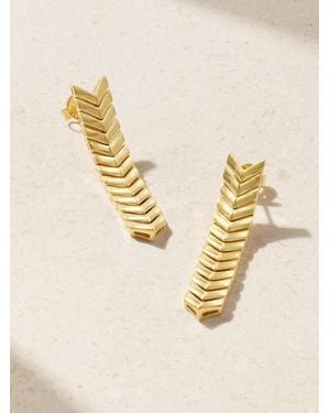 Anita Ko Zipper 18-Karat Earrings - Natural