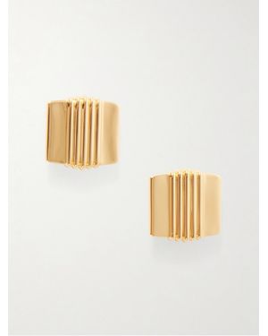DEHANCHE Elysées-Toned Earring - White