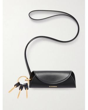 Jil Sander Leather Keychain - Gray