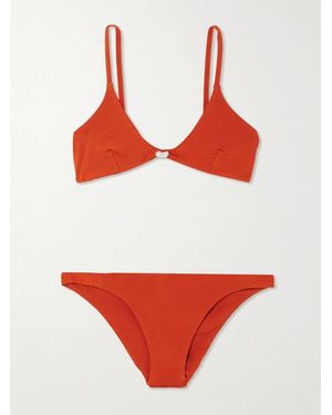 SARA CRISTINA Luna Bikini Mit Perle - Rot