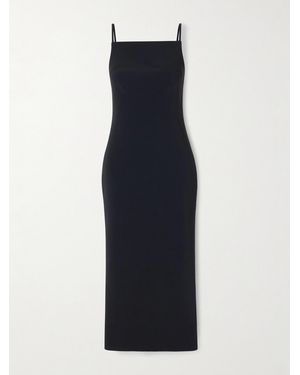 Givenchy Draped Cady Midi Dress - Blue