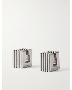 KHAITE Empire Small-Tone Hoop Earrings - Metallic