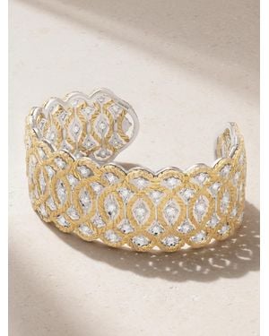 Buccellati Étoilée 18-Karat And Diamond Cuff - Natural