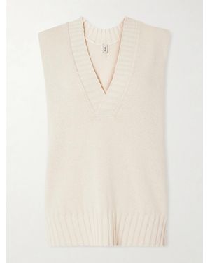 SIR. Lula Knitted Jumper Vest - Natural