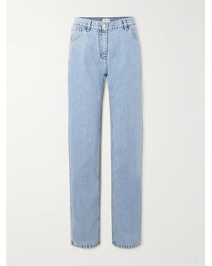 Magda Butrym Low-Rise Straight-Leg Jeans - Blue