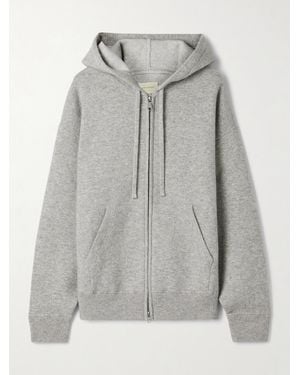 Aimé Leon Dore Cashmere-Blend Zip-Up Hoodie - Gray