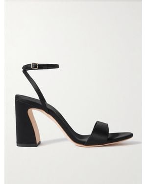Loeffler Randall Malia Satin Sandals - Metallic