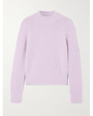 Dries Van Noten Pull En Alpaga Mélangé - Rose