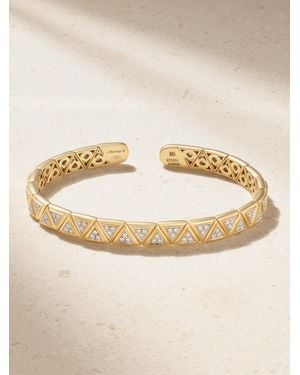 Marina B Triangoli 18-Karat Diamond Bangle - Natural