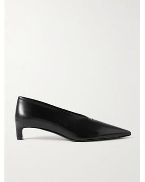 Jil Sander Pumps Aus Glanzleder - Schwarz