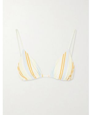 SIR. Pernille Reversible Striped Bikini Top - Natural
