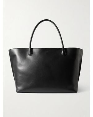 LIE STUDIO The Eva Weekend Leather Tote - Black
