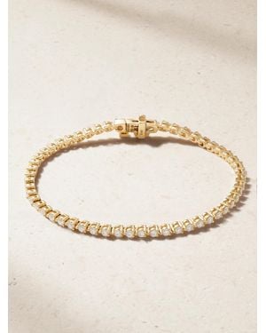 STONE AND STRAND Baseline 14-Karat Diamond Tennis Bracelet - Natur