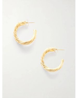 YSSO Thread-Plated Earrings - Metallic