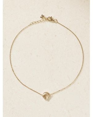 Mateo Venus 14-Karat Anklet - Natural