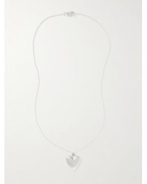 Sophie Buhai Petite Heart Necklace - White