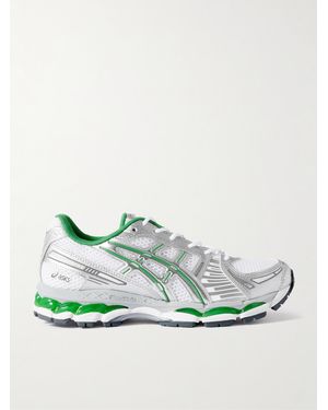 Asics Kith Gel-Kayano 12.1 Mesh And Metallic Rubber Trainers - Green