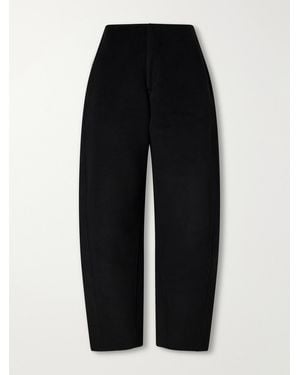 Lisa Yang Wool And Cashmere-Blend Wide-Leg Pants - Black