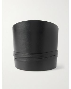 DEHANCHE Undone Leather Waist Belt - Noir