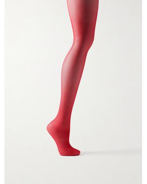Wolford Satin Touch 20 Denier Tights - Red