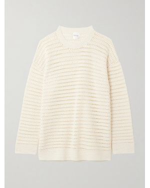 Leset Pull En Coton Crocheté Lucy - Neutre