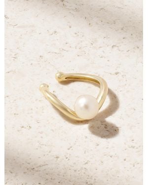 Mizuki 14-Karat Pearl Ear Cuff - Natural