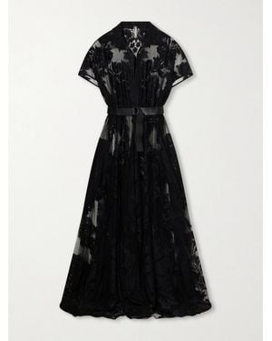 green emerald velvet dress Black Velvet and Tulle Long Formal Dress, A-Line Off The Shoulder Prom Party Dress US 10 / Black main image 0