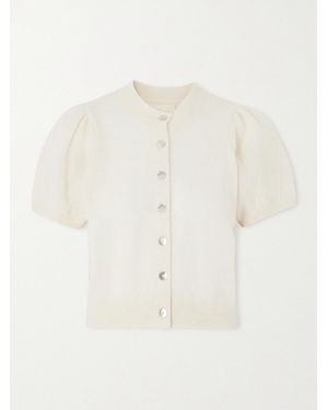 Doen Cardigan En Alpaga Mélangé À Fronces Anisa - Neutre