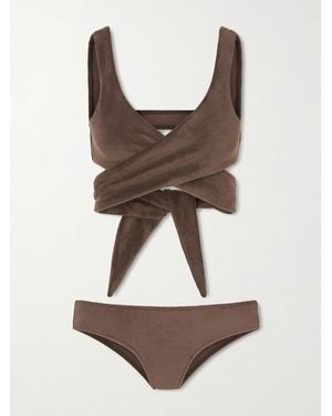 Lisa Marie Fernandez Marie-Louise Terry Bikini - Brown
