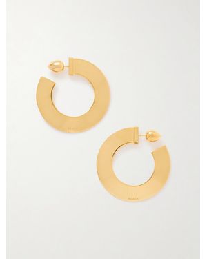 Alaïa Boucles D'Oreilles En Métal - Métallisé