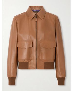 Ralph Lauren Sullivan Leather Jacket - Brown