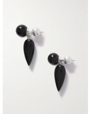 Sophie Buhai Tiny Phoenician Onyx Earrings - Black