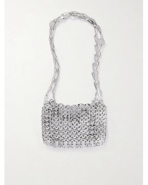 Rabanne 1969 Nano Chainmail Shoulder Bag - White
