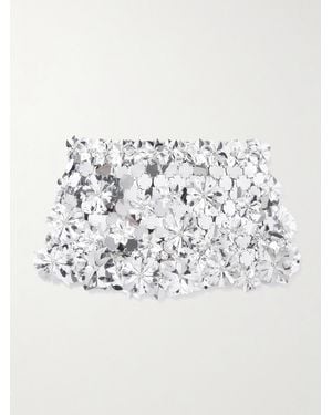 Rabanne Embellished Chainmail Mini Skirt - Metallic