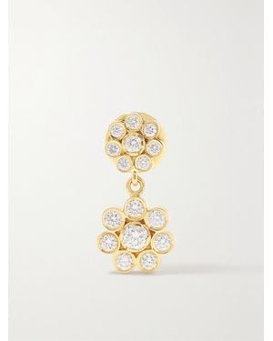 Sophie Bille Brahe Bellis Deux 18-Karat Diamond Single Earring - Metallic