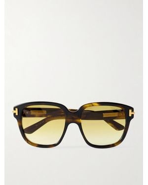 Tom Ford Icon Sonnenbrille Mit Eckigem Rahmen Aus Azetat - Schwarz