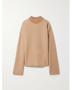 The Row Daverio Cashmere And Silk-Blend Jumper - Natural