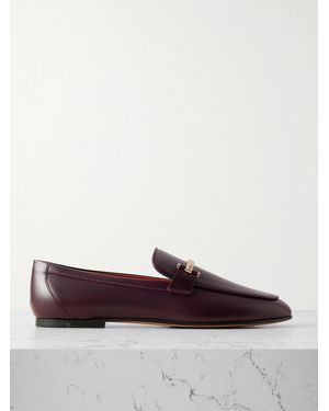 Tod's Loafers Aus Leder Mit Verzierung - Rot