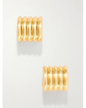 DEHANCHE Hollyhock Small-Tone Earrings - Metallic